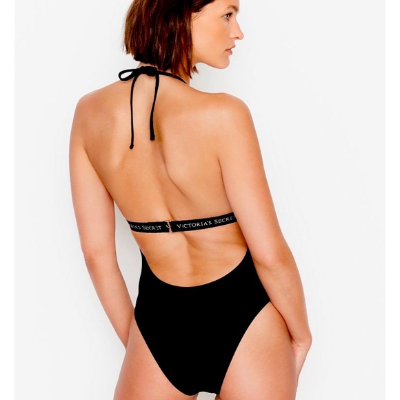 VICTORIA'S SECRET Logo One Piece Bathing Suit - Picture 2 of 3
